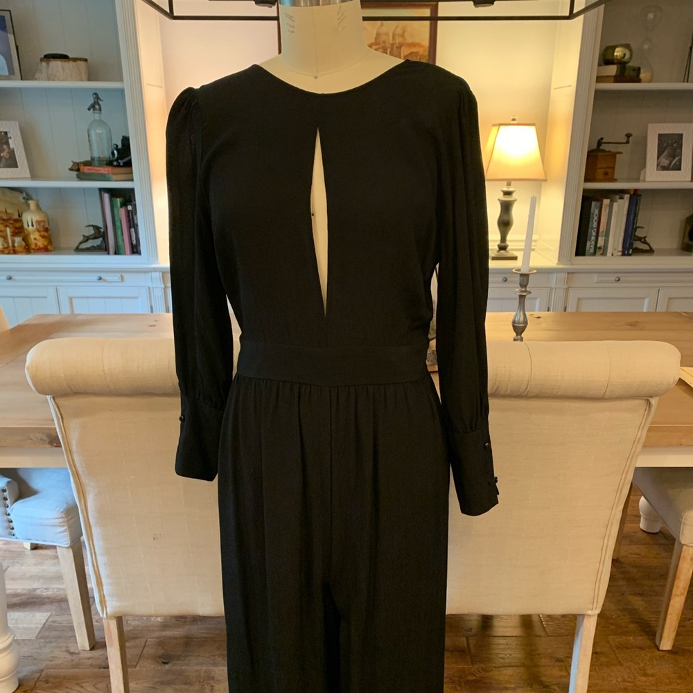 ASOS 40’s-inspired Tea Length wide leg jumpsuit 8